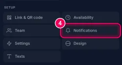 Open „Notifications“
