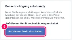 Einschalten