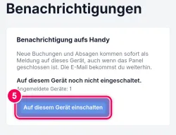 Einschalten