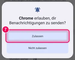 Noch einmal „Zulassen“