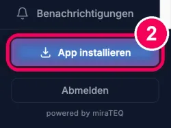 „App installieren“ anklicken