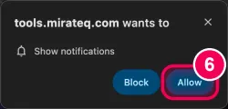 Click „Allow“