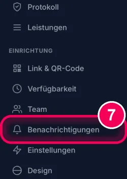 „Benachrichtigungen“ tippen