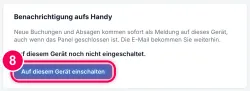 Einschalten