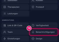 „Benachrichtigungen“ tippen