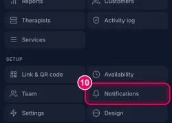 Tap „Notifications“