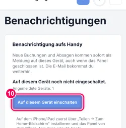 Einschalten