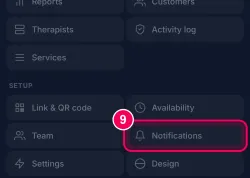 Tap „Notifications“
