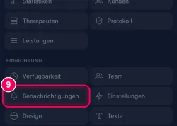 „Benachrichtigungen“ tippen