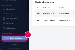 „App installieren“ anklicken