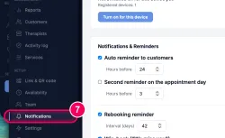 Open „Notifications“