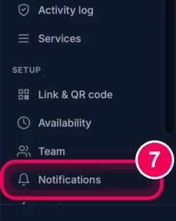 Open „Notifications“