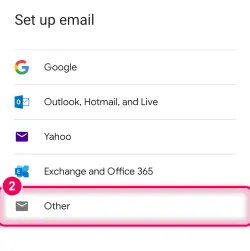 Choose 'Other'