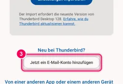 „Jetzt ein E-Mail-Konto hinzufügen“