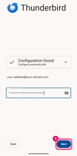 Enter your password, done
