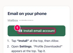 Tap the green button