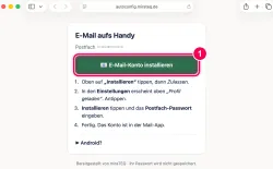 Auf den grünen Knopf klicken