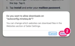 Click “Allow”