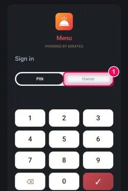 Switch to 'Owner'