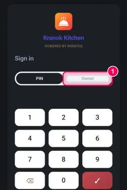 Switch to 'Owner'