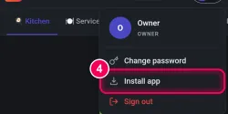 Tap 'Install app'