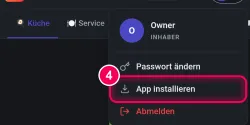 „App installieren“ antippen