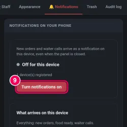 Switch it on