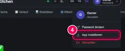 „App installieren“ anklicken