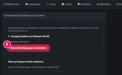Einschalten