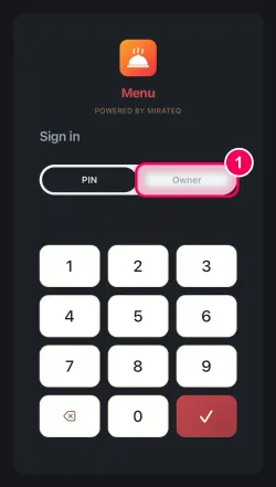 Switch to 'Owner'
