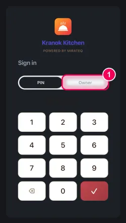 Switch to 'Owner'