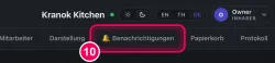 „Benachrichtigungen“ öffnen