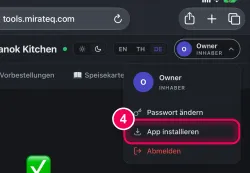 „App installieren“ antippen