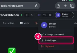 Tap 'Install app'