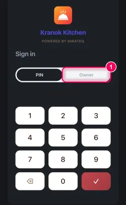 Switch to 'Owner'