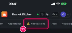 Open 'Notifications'