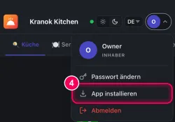 „App installieren“ antippen