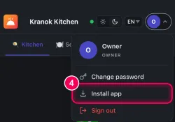Tap 'Install app'