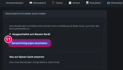 Einschalten