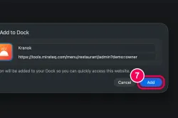 Confirm with 'Add'