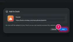 Confirm with 'Add'